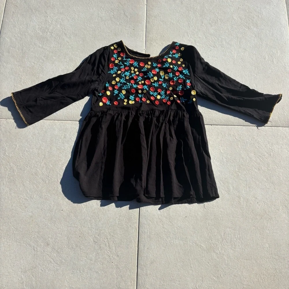 🪡 Jodifl Embroidered Boho Tunic – Size S - Picture 3 of 4